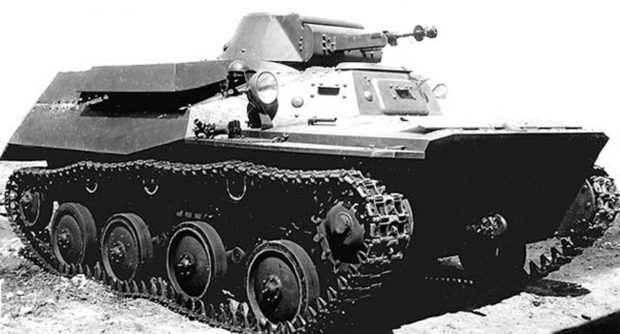 Т-40 с пулеметом